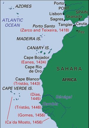 pelayaran bangsa portugis yang disponsori oleh Henry sang navigator